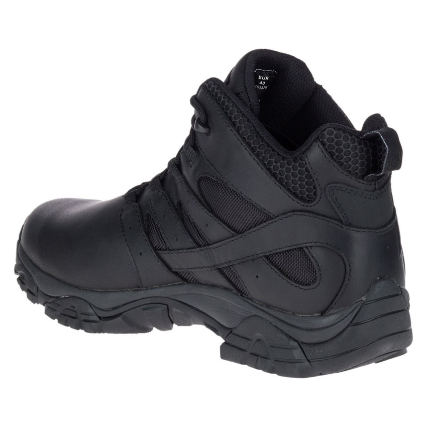 Bottes de Securite Merrell Moab 2 Mid Tactical Response Waterproof Noir Femme | V.C.JTYY